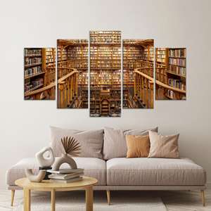 Elegantes Cuadros Impresos en Lienzo: Realza tu Espacio con Diseños Sofisticados, JUEGO DE 5 LIEÑOS VARIADOS - Product Image 1