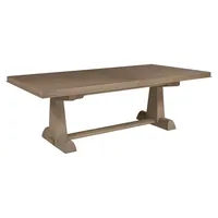 Table à manger - Structure en bois massif, design minimaliste, capacité 6-8 personnes |   Style Ferme Moderne et Style Transitoire