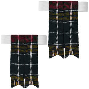 La mejor llegada Highland Kilt Hose Flashes Mezcla de colores de alta calidad Hombres puntiagudos Scottish Kilt Hose Calcetines Flashes - Product Image 4