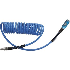 ชุดสายยางเกลียว ขนาดเส้นผ่านศูนย์กลางภายใน 6.5 มม. เส้นผ่านศูนย์กลางภายนอก 10 มม. ความยาว 3.5 ม. พร้อมข้อต่อเพื่อความปลอดภัย DN 7.4 EWO สำหรับร้านค้า - Product Image 1