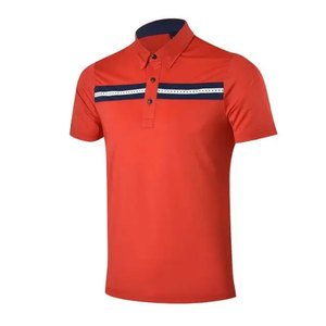 Quick Dry Men's Casual for Polo Shirt Custom <b>Logo</b> Design Work Team Sports Golf Shirt Made of Cotton/Bamboo Knitted Fabric - Product Image 4