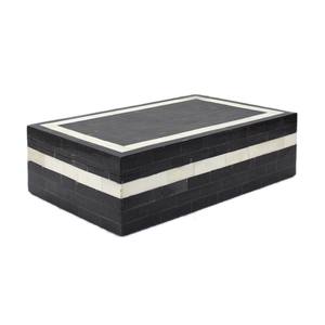Caja estándar de almacenamiento de artículos y accesorios para el hogar con incrustaciones de hueso, joyero de madera hecho a mano - Product Image 4