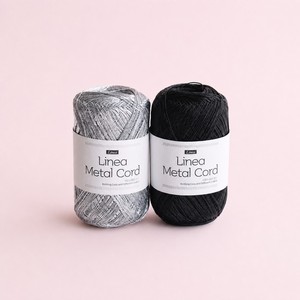 ไหมพรมถักโครเชต์ โลหะผสมโพลีเมทัลลิก สำหรับถักมือ น้ำหนัก 70 กรัม/ก้อน - Product Image 4