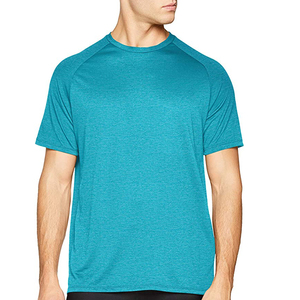 T-shirt uni à col rond en coton doux pour hommes, confortable et polyvalent, parfait pour une personnalisation décontractée disponible en commandes en gros - Product Image 3