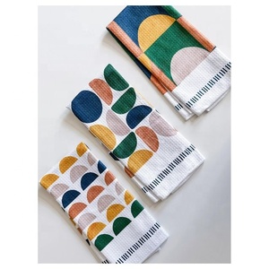 Asequible Astrología Luna Sol Impreso Hogar Toallas de mano Toalla de cocina Hotel Restaurante Toalla de limpieza Tela de microfibra 35x35cm - Product Image 3