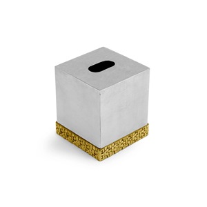 Boîte à mouchoirs en métal taille moyenne maison et hôtel Ware meilleure qualité élégant porte-serviettes de salle de bain accessoire de vaisselle élégant - Product Image 2