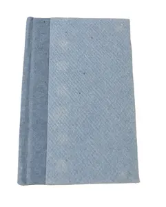 Wholesaler Blue Denim (Jeans) Textured Paper As Cover With Plain Denim Paper Spine In Contrast Notebook