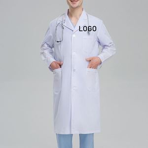 Blouse de laboratoire médicale personnalisée Infinity, logo, blouse de laboratoire médicale, blouse de médecin de haute qualité, douce et respirante - Product Image 4
