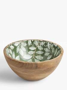 Cuenco grande de madera de Acacia de alta calidad hecho a mano para comida, sopa, fruta, postre, cóctel, proveedor de confianza - Product Image 2