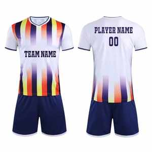 Uniforme de fútbol de rendimiento cómodo de secado rápido con logotipo personalizado superventas conjuntos de fútbol populares para hombre - Product Image 1