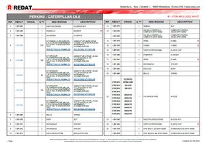 REDAT CTRF2049 Buses de qualité italienne fiables adaptées aux injecteurs de carburant diesel à moteur industriel Caterpillar Perkins C6.6 - Product Image 4