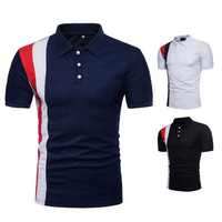 Hombres logotipo personalizado Casual Golf algodón para Polos transpirables de manga corta con patrón sólido de talla grande ropa promocional