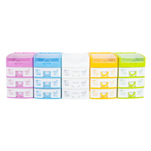 Multi-Purpose Mini Plastic <b>Stackable</b> Injection Molded Modern Desktop Bathroom Cabinet 4 <b>Drawers</b> Storing Stationery Cosmetics - Product Image 5