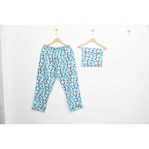 Modern Style Flower Design Floral Cotton Pajama Set Hand block Print Nightwear for Women Lightweight Summer <b>Lounge</b> Set - Product Image 2