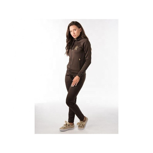 Chándales de béisbol para mujer, traje de entrenamiento de gimnasio, chándal de poliéster de 2 piezas, traje de chándal para mujer, último diseño de Venta caliente, chándal para mujer - Product Image 3