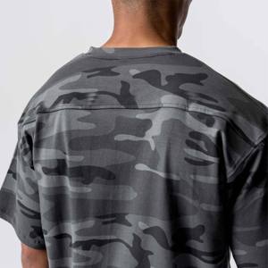 T-Shirt Homme Camo Coupe Ample Surdimensionné Coton Polyester Streetwear Sublimation Camo Imprimé Manches Courtes Décontracté Respirant Tee - Product Image 3