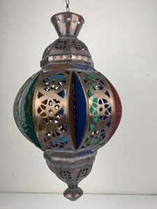 Wholesale Vintage Moroccan Hanging <b>Lantern</b> <b>Lamp</b> for Indoor and Outdoor Home Decor. - Product Image 5