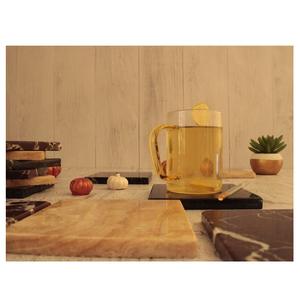 Vente en gros Sous-verres en pierre de couleur noire Tapis et tampons de forme carrée pour salle à manger et cuisine - Product Image 3