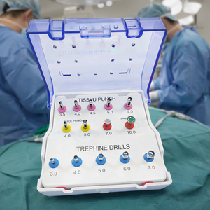 Kit de Implantes Dentales Manuales Universales de Acero Inoxidable de 14 Piezas, Herramientas Quirúrgicas Profesionales Intensas, Certificación CE, Colocación de Implantes - Product Image 1