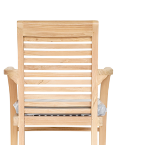 Solid Teak Wood <b>Dining</b> <b>Chair</b> Minimalist Style Household with Armrest and Backrest for <b>Dining</b> <b>Chair</b> - Product Image 6