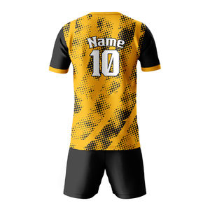 Ensemble de Tenue de Football Personnalisée pour Adultes à Manches Longues, Logo Personnalisé, Équipe Unisexe, Haute Qualité, Séchage Rapide, Respirant, Polyester - Product Image 2