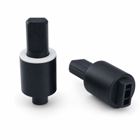 Amortisseur de siège de toilette Uniwise moderne à fermeture douce WW20H, 115 degrés, silencieux, à fermeture lente, tampon rotatif de remplacement pour salle de bain