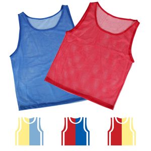 Scrimmage Gilets Pinnies Team Practice Jerseys pour Enfants Jeunes Adultes pour Football Football Basketball Made Mesh T-shirt pour hommes - Product Image 2