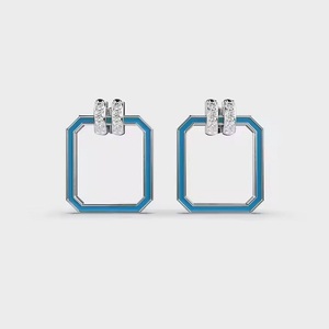 Top quality <b>Diamond</b> <b>Earrings</b> for Bridesmaids or Maid of Honor Coordinated Jewelry for Wedding Party from India - Product Image 4