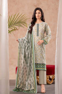 Trajes de césped con estampado pakistaní, ropa Regular de algodón cosido, pantalón Shalwar Kameez, vestido Dupatta, trajes paquistaníes para césped de mujer - Product Image 6