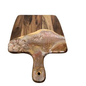 Accessoires d'ustensiles de cuisine Forme arrondie Grande planche à découper à pizza aux fruits Offre Spéciale planche à découper en bois d'acacia Utilisation quotidienne - Product Image 5