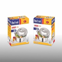 MAXFRESH ROYAL HOTPOT en acier inoxydable isolé de 8500 ml avec couvercle pour garder les aliments au chaud, haute qualité, respectueux de l'environnement