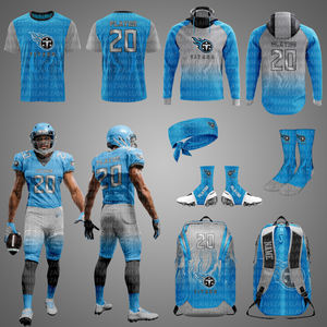 เสื้อเจอร์ซีย์ผู้ชายสไตล์อเมริกันฟุตบอล2025ชุดกีฬาแบบซับลิเมชันทีมขายดี - Product Image 1