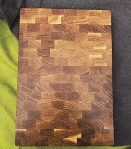 Tabla de cortar rectangular duradera de madera y plato de servicio de 12mm de espesor - Product Image 1