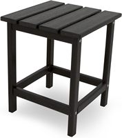 Petite table de patio Poly Adirondack Table d'extrémité carrée pour l'extérieur