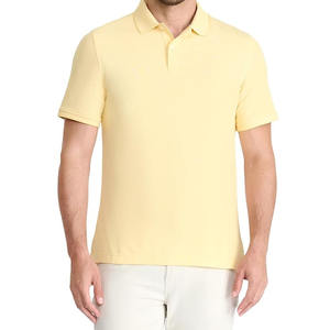 Chemises pour hommes de qualité supérieure 100% coton Polo pour hommes à manches courtes Col montant Logo personnalisé Respirant Polo pour hommes personnalisé - Product Image 6