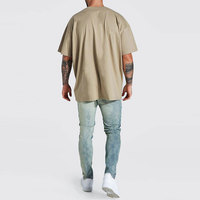 Camiseta de Punto para Hombre, Corte Regular, Estilo Casual, Hombros Caídos, Impresión Personalizada, 100% Algodón, Secado Rápido, Transpirable, Precio al por Mayor