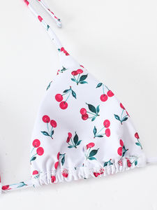 Ensemble de bikini deux pièces sexy pour femmes, imprimé animal, grande taille, tissu en spandex/nylon, séchage rapide, propriétés antibactériennes - Product Image 6