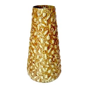 Juego de Jarrones de Flores de Lujo Blancos y Dorados con Textura, Jarrones Decorativos Altos Hechos a Mano para Sala de Estar, Bodas y Decoración del Hogar - Product Image 6