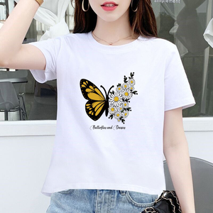 100% algodón estilo americano de alta calidad diseño personalizado Impresión logotipo OEM servicios de gran tamaño gráfico peso pesado camiseta unisex - Product Image 1