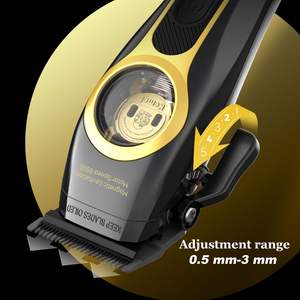 Tondeuse à cheveux professionnelle pour hommes avec moteur brushless Maglev, lame DLC en acier inoxydable, étanche IPX7, 2500 mAh, instructions en français - Product Image 4