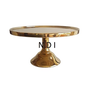 Présentoir de service à gâteaux en métal de qualité durable Centres de table de décoration pour mariage et maison - Product Image 1