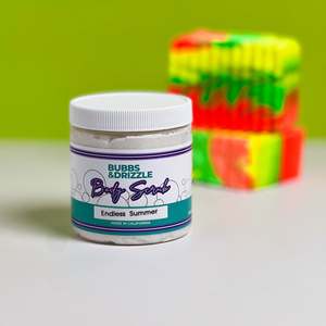 Gommage corporel bio Endless Summer, formule pour peaux sèches, avocat, aloe vera, beurre de karité, miel, extraits d'herbes, crème gel, OEM disponible - Product Image 1