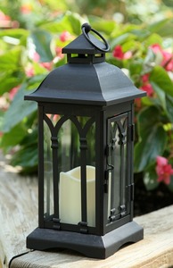 Simple Design Metal Lantern Decorative <b>Garden</b> Patio <b>Candle</b> <b>Holder</b> Design for Patio Balcony Living Room and Home Decoration - Product Image 3