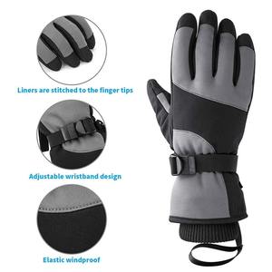 Gants de ski de sport coupe-vent de meilleure performance avec fonction d'écran tactile Gants de ski d'hiver imperméables en polyester - Product Image 2