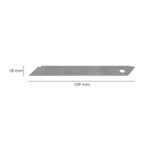 Lama per Taglierina 18 mm. (Confezione da 10 Pezzi) Acciaio al Carbonio. - Product Image 2