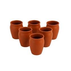 Meilleure qualité écologique Terracotta Tea Kulhad Nouveau design Verre en argile pour boire Fabricant indien à bas prix - Product Image 3