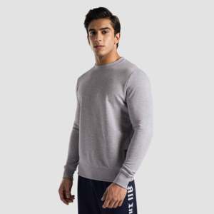 Sudadera Ecológica de Punto Estilo Hip-Hop con Cremallera, Color Gris Sólido, Talla XL, con Diseño Estampado en Serigrafía y Silicona - Product Image 1