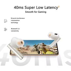 Realme <span class=keywords><strong>Buds</strong></span> Air 5 <span class=keywords><strong>Pro</strong></span> Auriculares con ANC y sonido de graves profundos Auriculares inalámbricos para juegos Música y llamadas con auriculares indicadores - Product Image 2