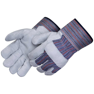 ถุงมือหนังวัวสำหรับงานหนักแบบพรีเมี่ยม, ถุงมือยางลาเท็กซ์ทนทานต่อการตัดกันลื่นใช้สำหรับงานเชื่อมเพื่อความปลอดภัยในการทำงาน - Product Image 6