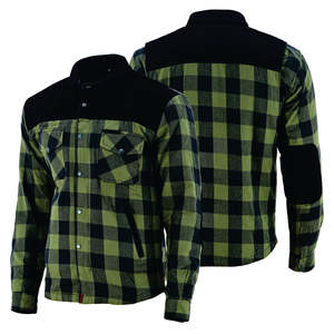 Chemise en flanelle pour moto personnalisée confortable, tissu % polyester, coupe-vent, séchage rapide, été/hiver, boutons sur le devant, poches poitrine - Product Image 5